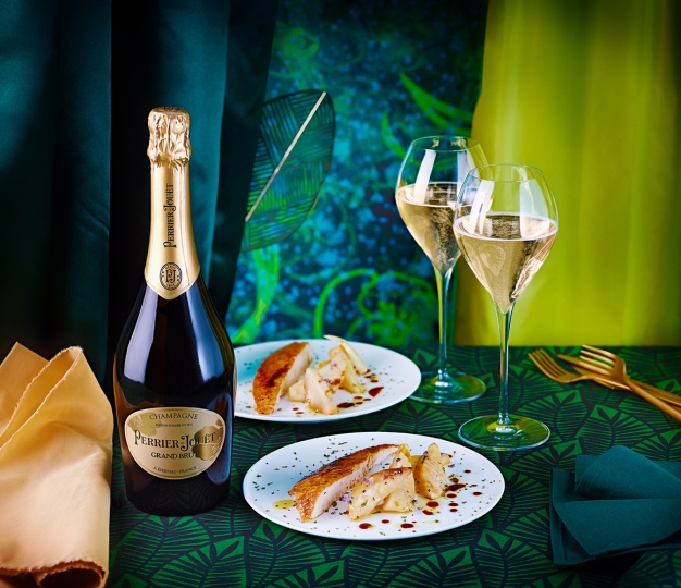 Accords Mets et Champagne Perrier-Jouët Blason Grand Brut