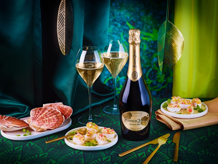 Accords Mets et Champagne Perrier-Jouët Blason Grand Brut