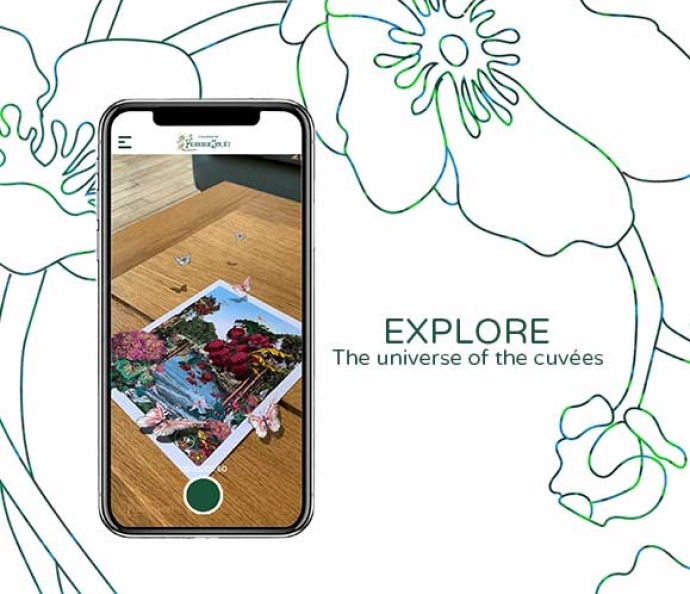 Perrier-Jouet App Augmented Reality Herbarium