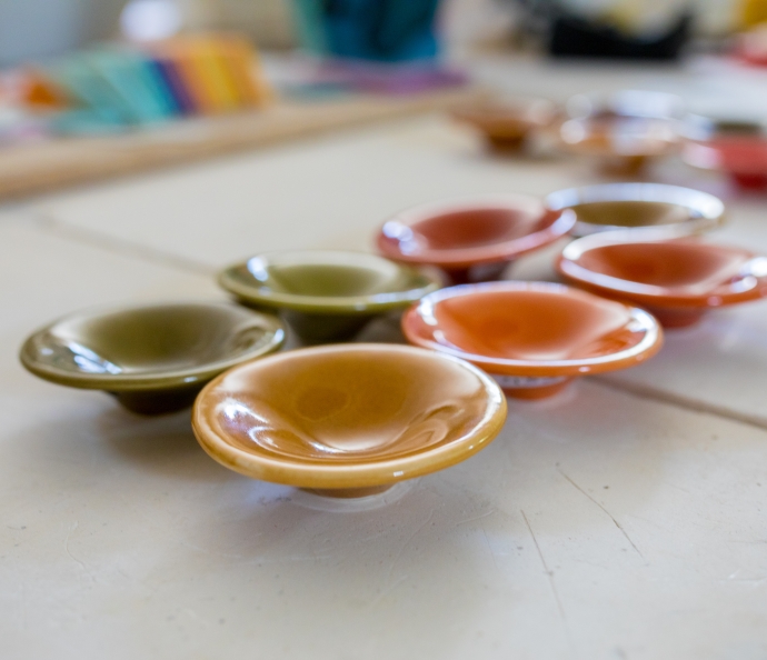 Metamorphosis: a collection of six glasses and a champagne bowl