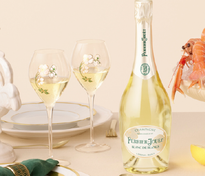 Classic Blanc de Blancs Two Flute Gift set