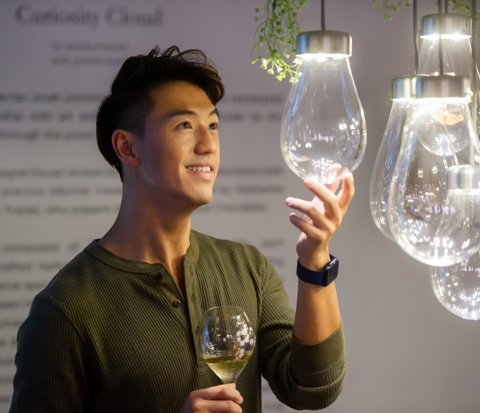 Perrier-Jouët X Mischer'Traxler Curiosity Cloud Contemporary Art